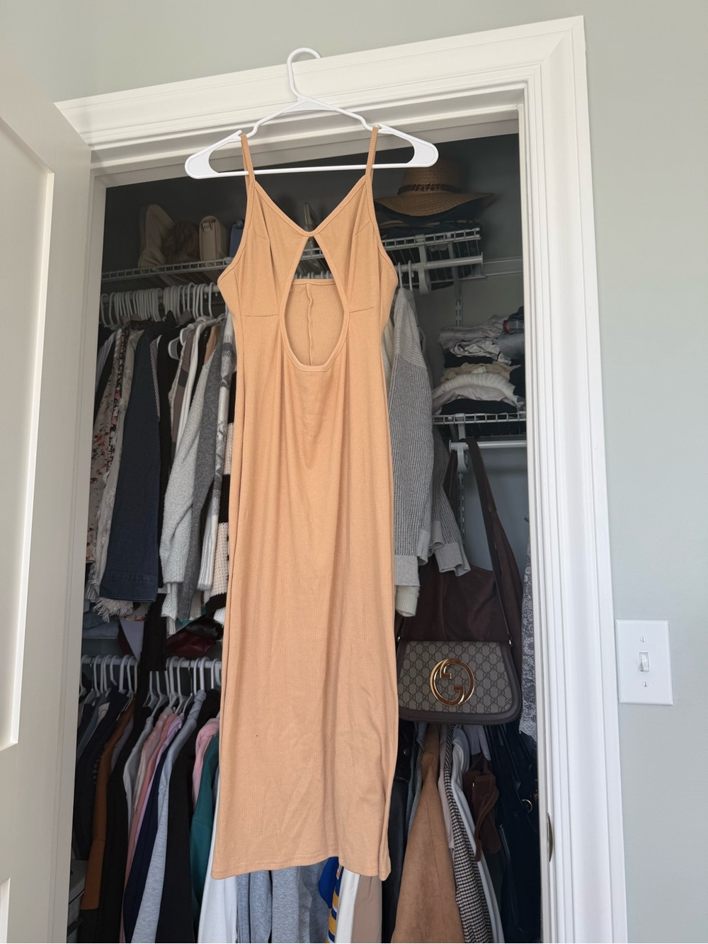 Tan dress